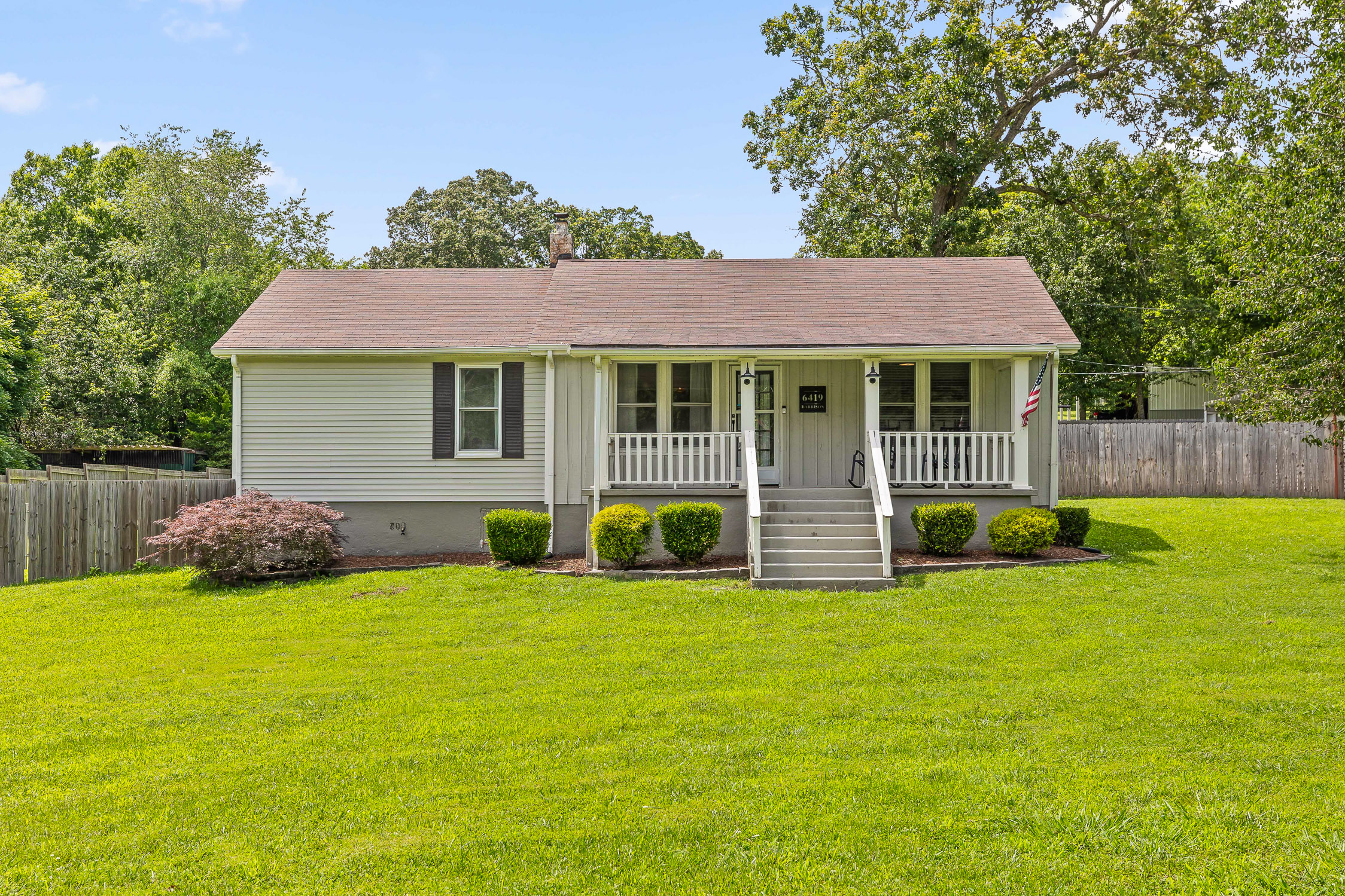 Property front exterior view